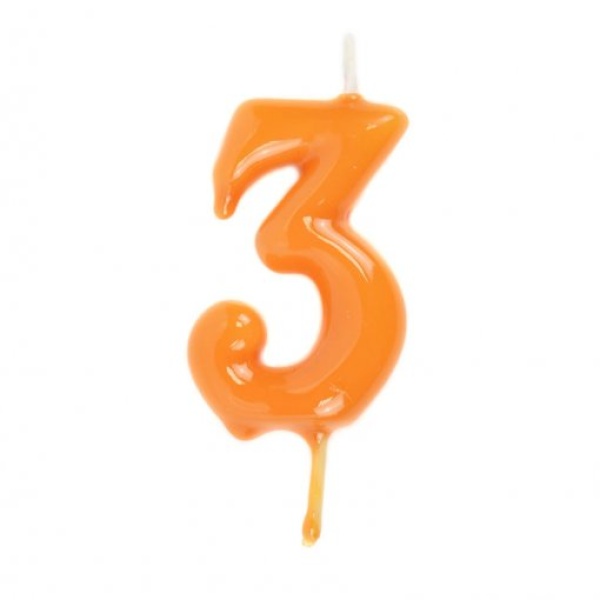 Vela nº 3 Laranja