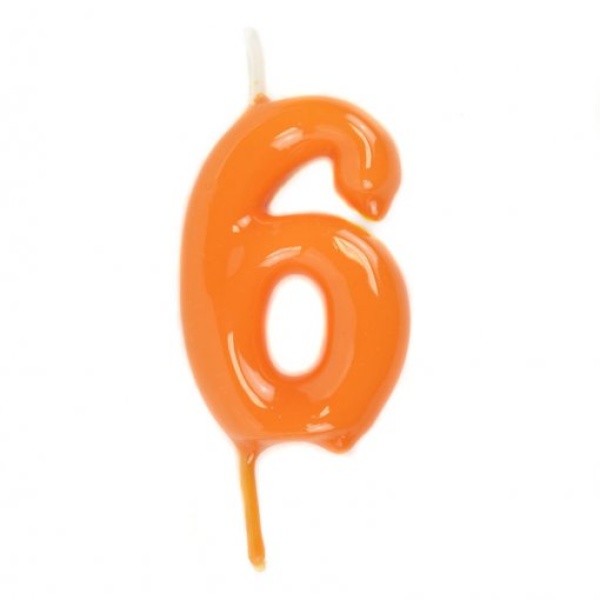Vela nº 6 Laranja
