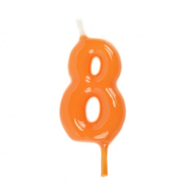 Vela nº 8 Laranja