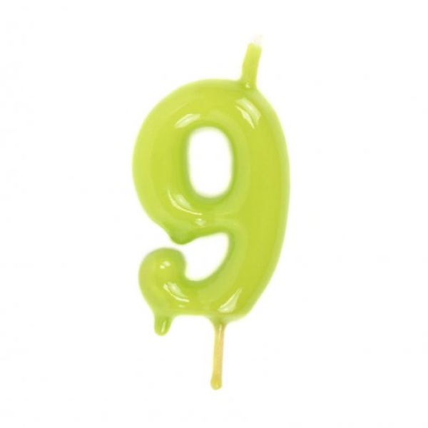 Vela nº9 Verde Pistachio