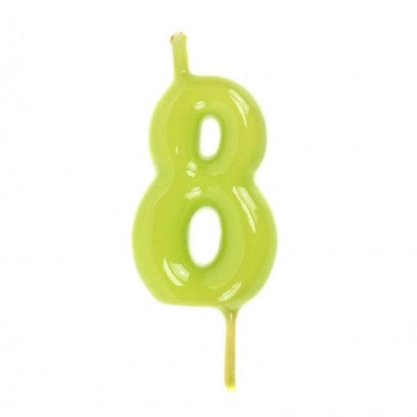Vela nº8 Verde Pistachio