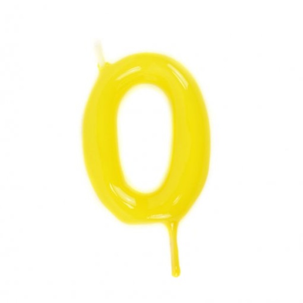 Vela nº 0 Amarelo