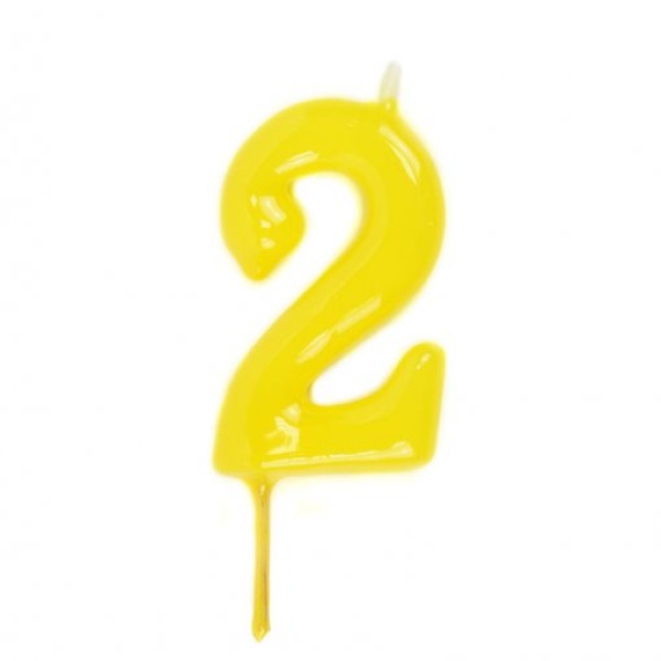 Vela nº 2 Amarelo