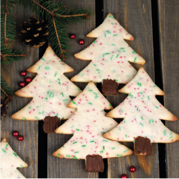 Bolachinhas de Baunilha Natalícias