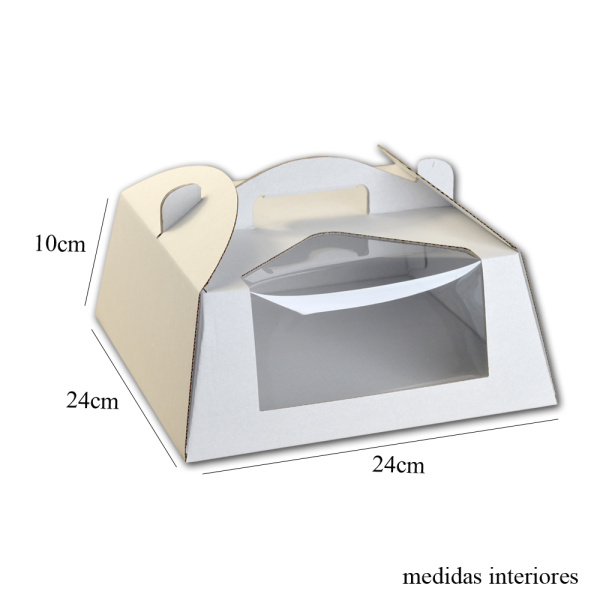 Caixa para tarte - 24x24x10cm