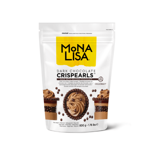 Chocolate Pérolas choc negro - 800g Monalisa Callebaut