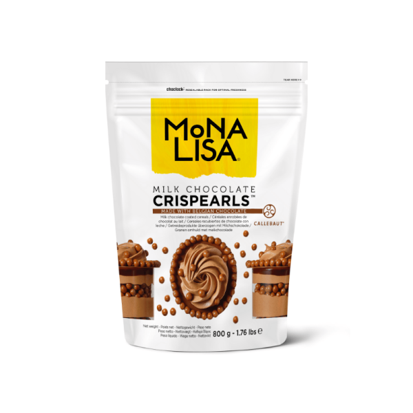 Chocolate Pérolas choc leite - 800g Monalisa Callebaut