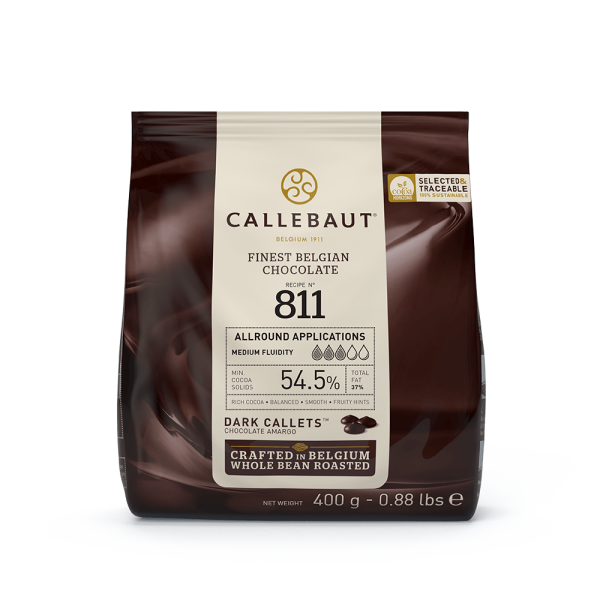 Chocolate negro 811 - 400g Callebaut
