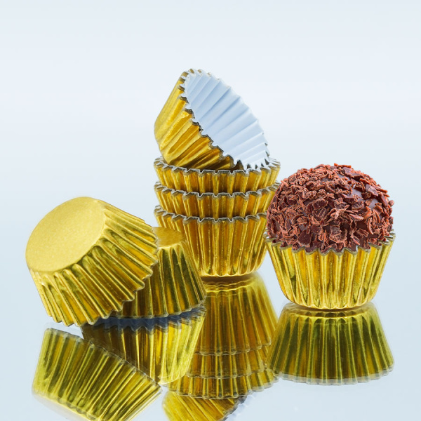 Forma Brigadeiro Metalizada nr.5 Ouro