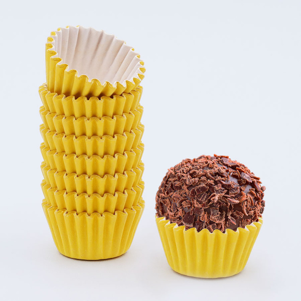 Forma Brigadeiro Lisa nr.5 Amarelo Ouro