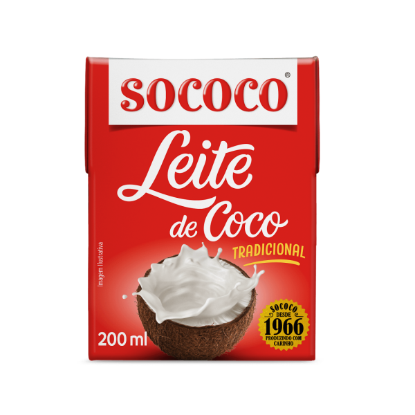 Leite de coco sococo 200ml