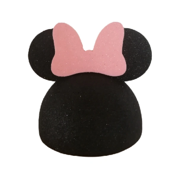 Esferovite cabeça minnie c/ laço rosa