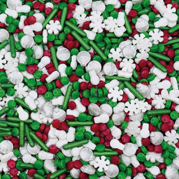 Decoração de açúcar - Mix Natal