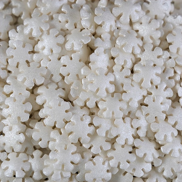 Decoração de açúcar - Flocos de Neve