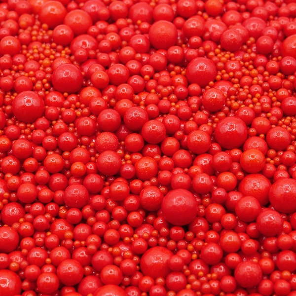 Mix Pérolas Vermelho 80gr