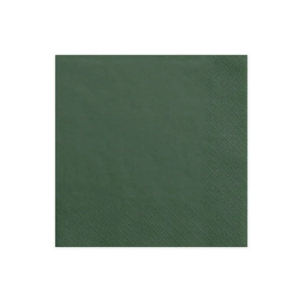 Guardanapos Verde Garrafa 33x33cm 20 und
